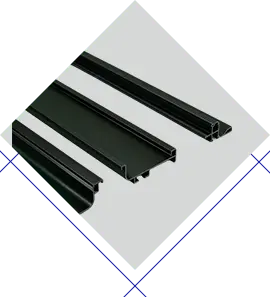 PVC Extruded Profile Shaped Patrs