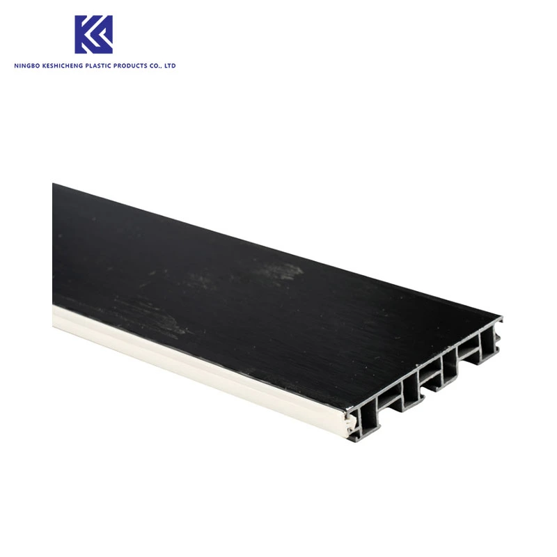 Black PVC Skirting Board (with waterproof strip)